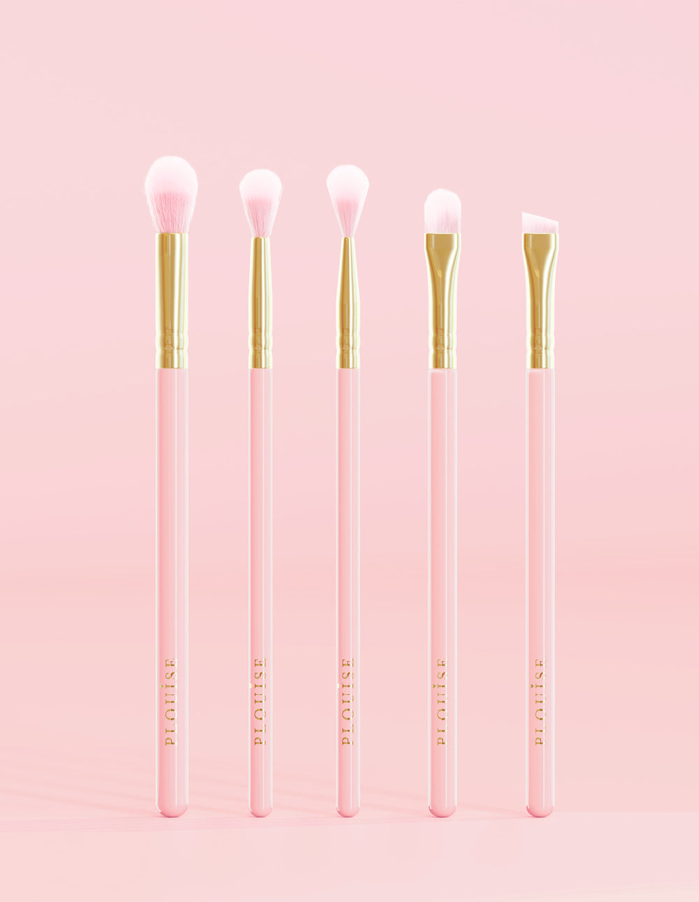 Snatch Blend & Pop 5-Piece Brow, Eye & Lip Brush Set