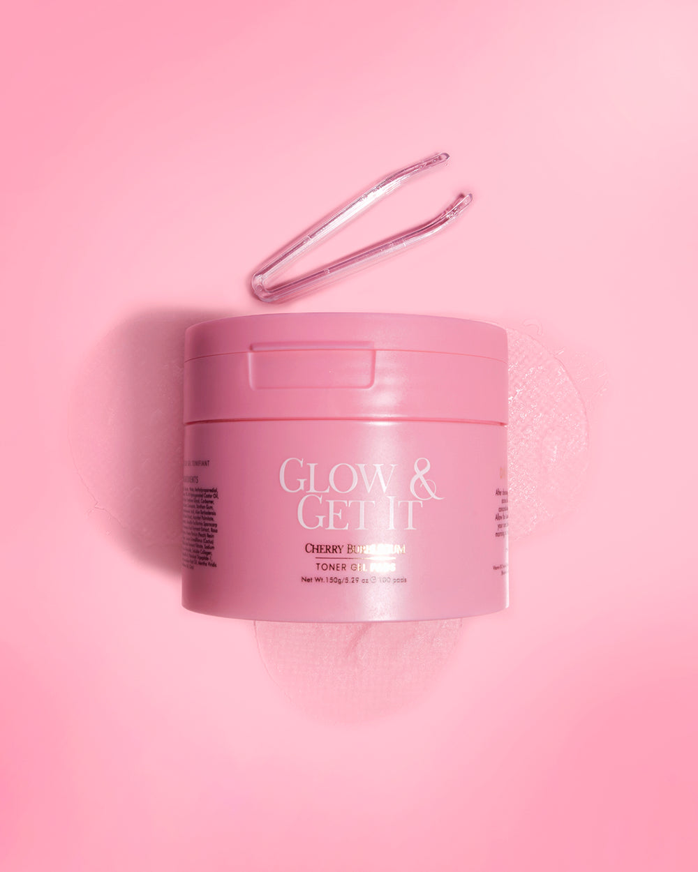 P.Louise Glow And Get It Glow Tampoane de toner Cherry Bubblegum