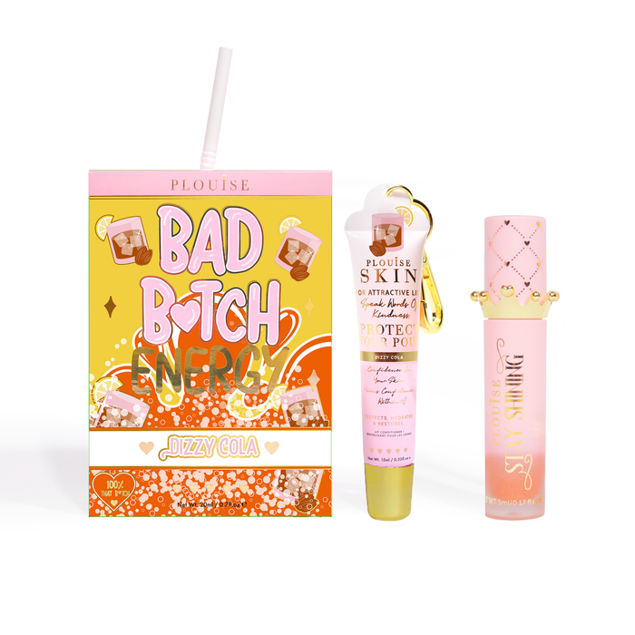 Bad Bitch Energy Balsam de buze și ulei de buze Duo