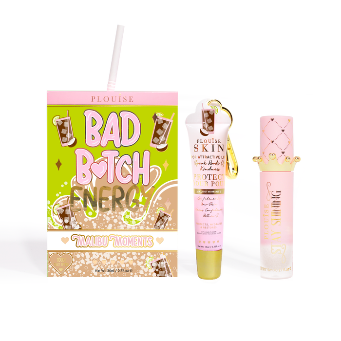 Bad Bitch Energy Balsam de buze și ulei de buze Duo