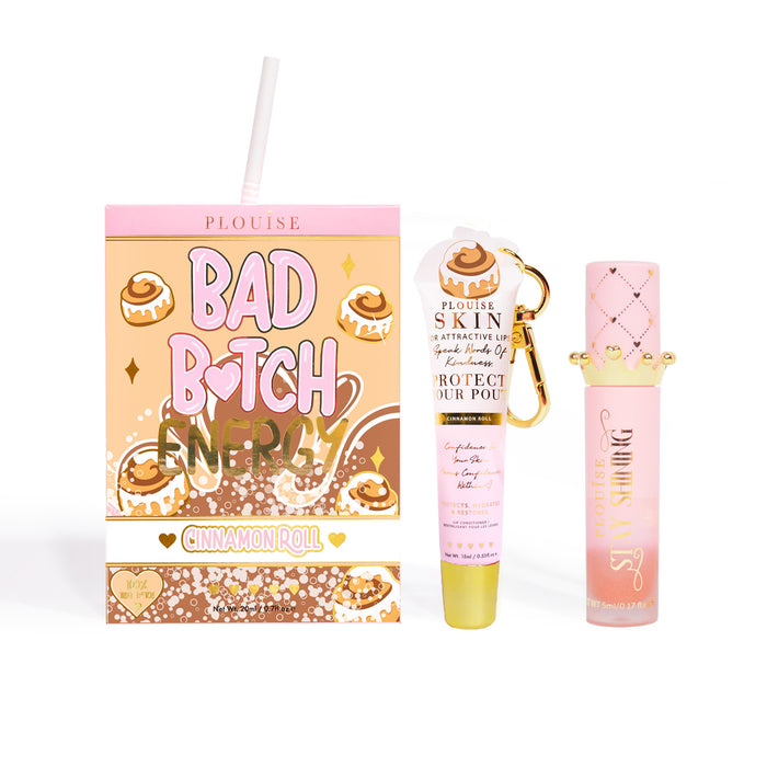 Bad Bitch Energy Balsam de buze și ulei de buze Duo