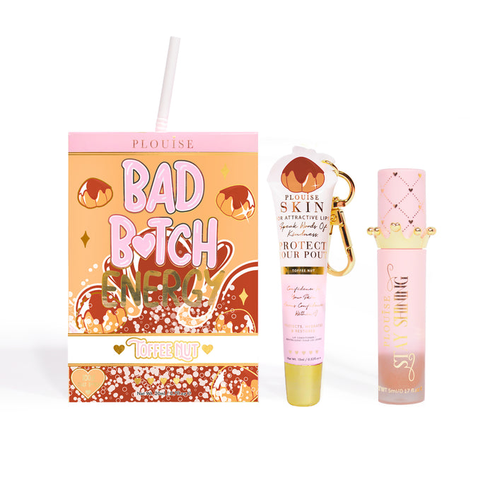 Bad Bitch Energy Balsam de buze și ulei de buze Duo