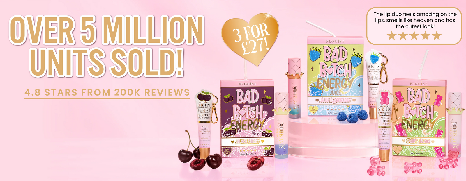 Bad B*tch Energy Juice - Zmeura albastra. 3 pentru 27 GBP pentru toate Bad B*tch Energy. Cel mai vândut.