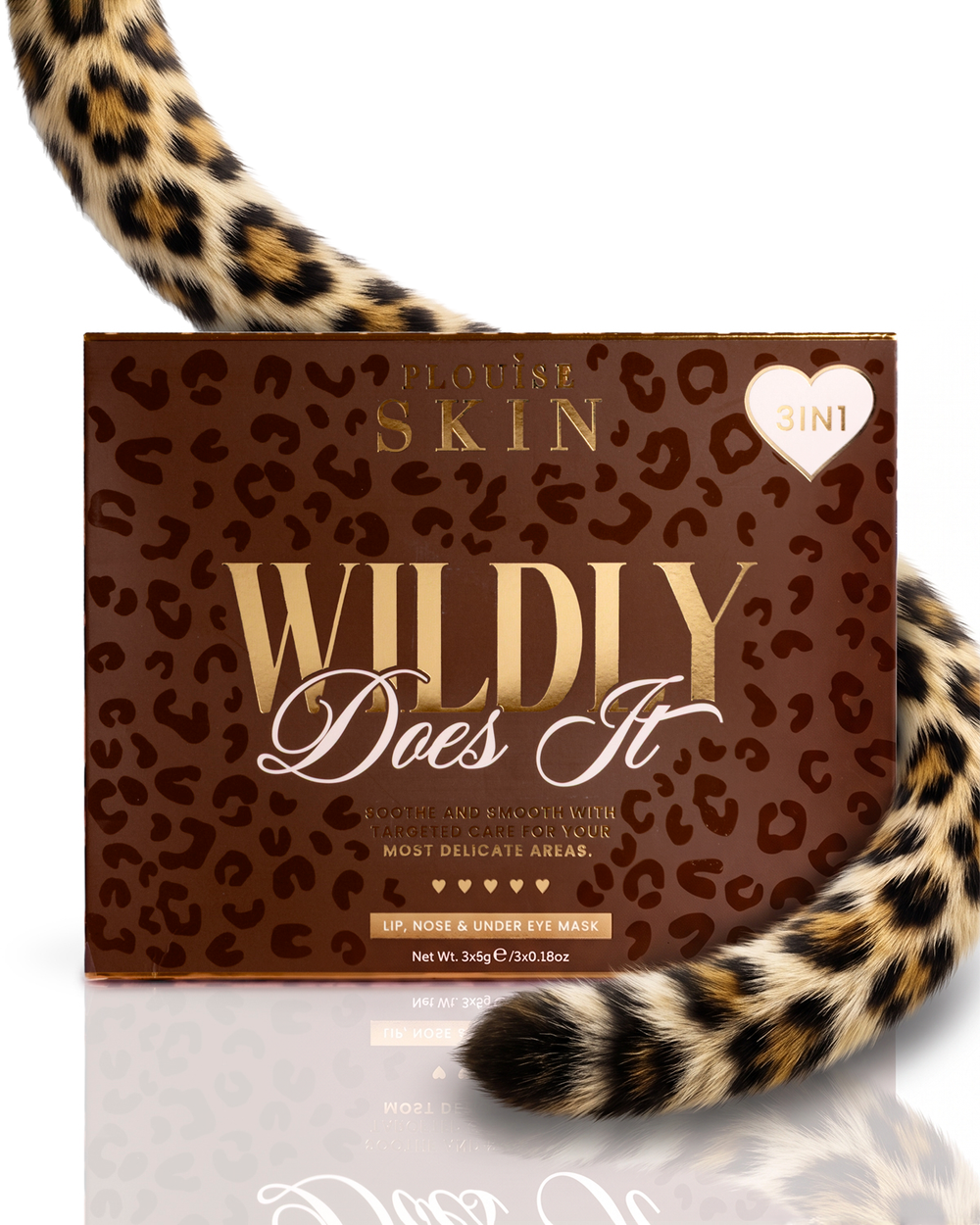 Mască pentru buze, nas și ochi Cheetah Wildly Does It