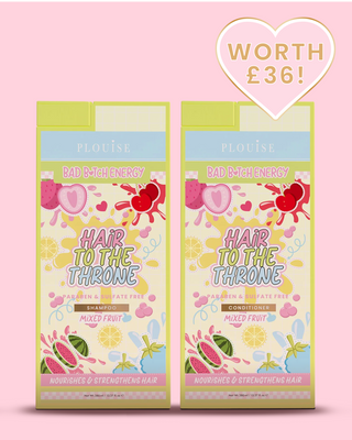 Părul la tron ​​șampon și pachetul de balsam