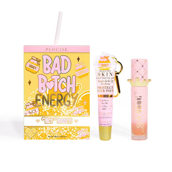 Bad Bitch Energy Balsam de buze și ulei de buze Duo