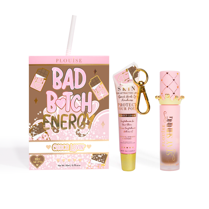 Bad Bitch Energy Balsam de buze și ulei de buze Duo