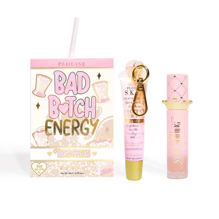 Bad Bitch Energy Balsam de buze și ulei de buze Duo