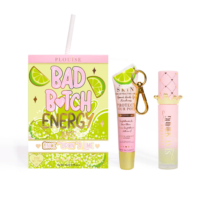 Bad Bitch Energy Balsam de buze și ulei de buze Duo