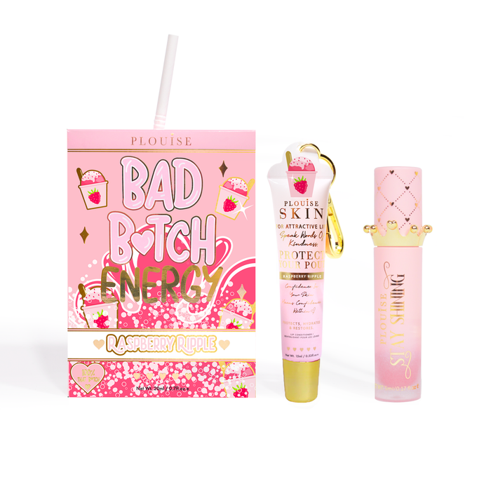 Bad Bitch Energy Balsam de buze și ulei de buze Duo