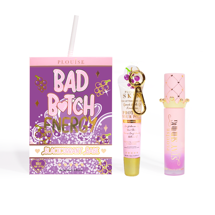 Bad Bitch Energy Balsam de buze și ulei de buze Duo