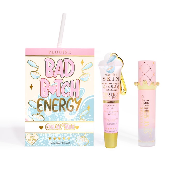 Bad Bitch Energy Balsam de buze și ulei de buze Duo