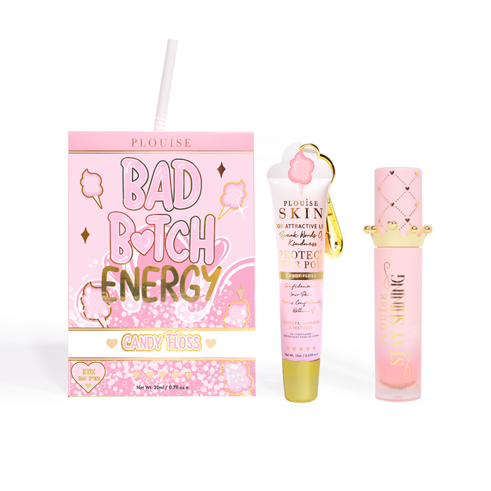 Bad Bitch Energy Balsam de buze și ulei de buze Duo