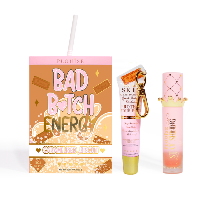Bad Bitch Energy Balsam de buze și ulei de buze Duo