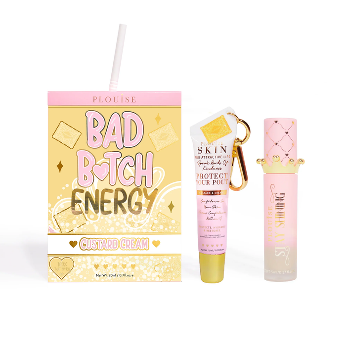 Bad Bitch Energy Balsam de buze și ulei de buze Duo