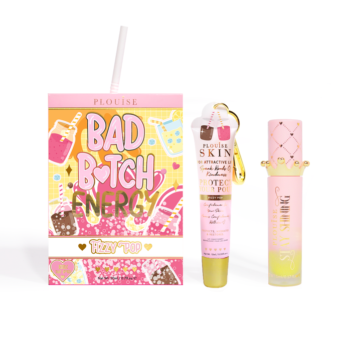 Bad Bitch Energy Balsam de buze și ulei de buze Duo