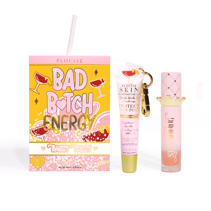 Bad Bitch Energy Balsam de buze și ulei de buze Duo