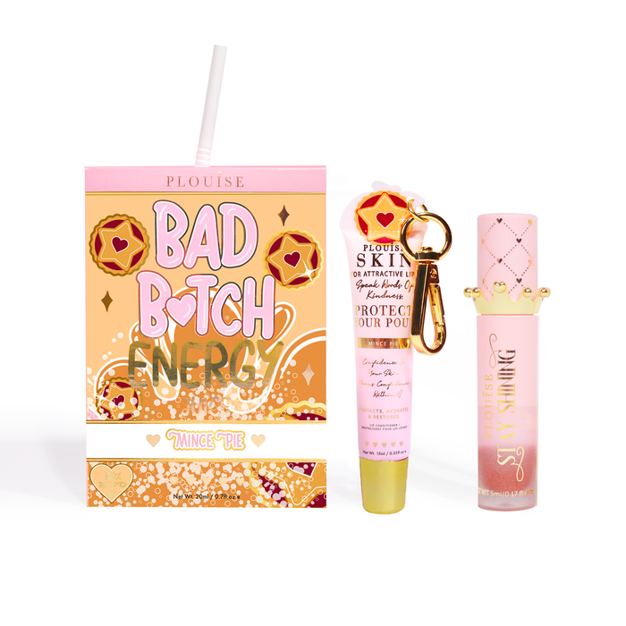 Bad Bitch Energy Balsam de buze și ulei de buze Duo