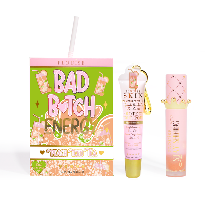 Bad Bitch Energy Balsam de buze și ulei de buze Duo