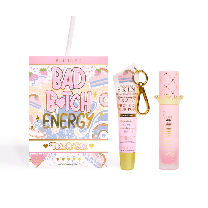 Bad Bitch Energy Balsam de buze și ulei de buze Duo