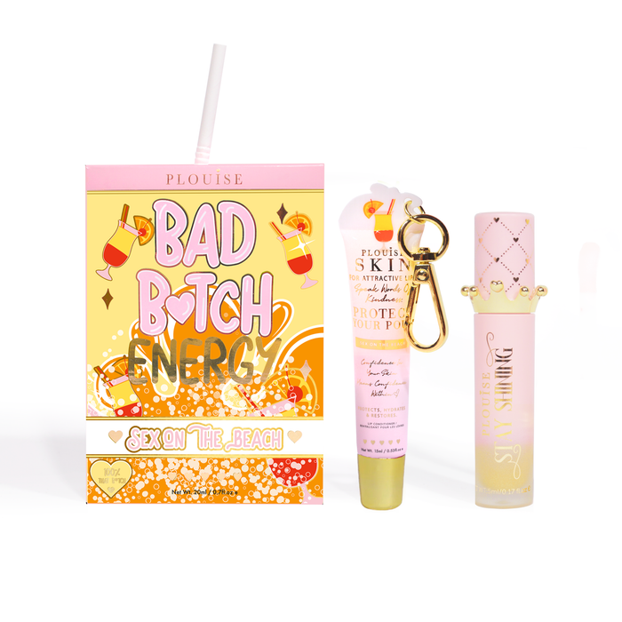 Bad Bitch Energy Balsam de buze și ulei de buze Duo