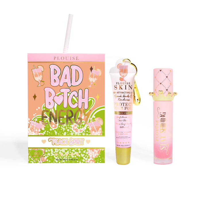 Bad Bitch Energy Balsam de buze și ulei de buze Duo