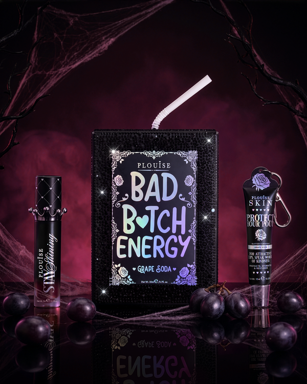 Balsam de buze și ulei de buze de Halloween Crystal Bad Bitch Energy