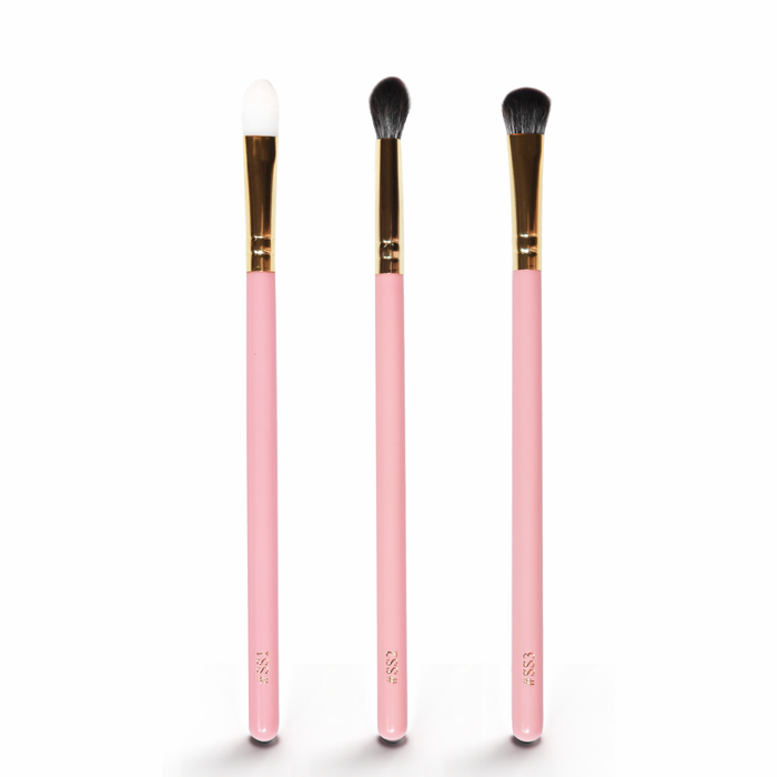 Santa Please Stop Here 3-Piece Eye Brush Set