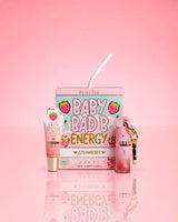 P.Louise Strawberry Baby Bad B Mini Lip Oil & Mini Lip Conditioner pe fond roz