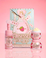 P.Louise Strawberry Obseded For Less Obsessed For Bad Bitch pe un fundal roz
