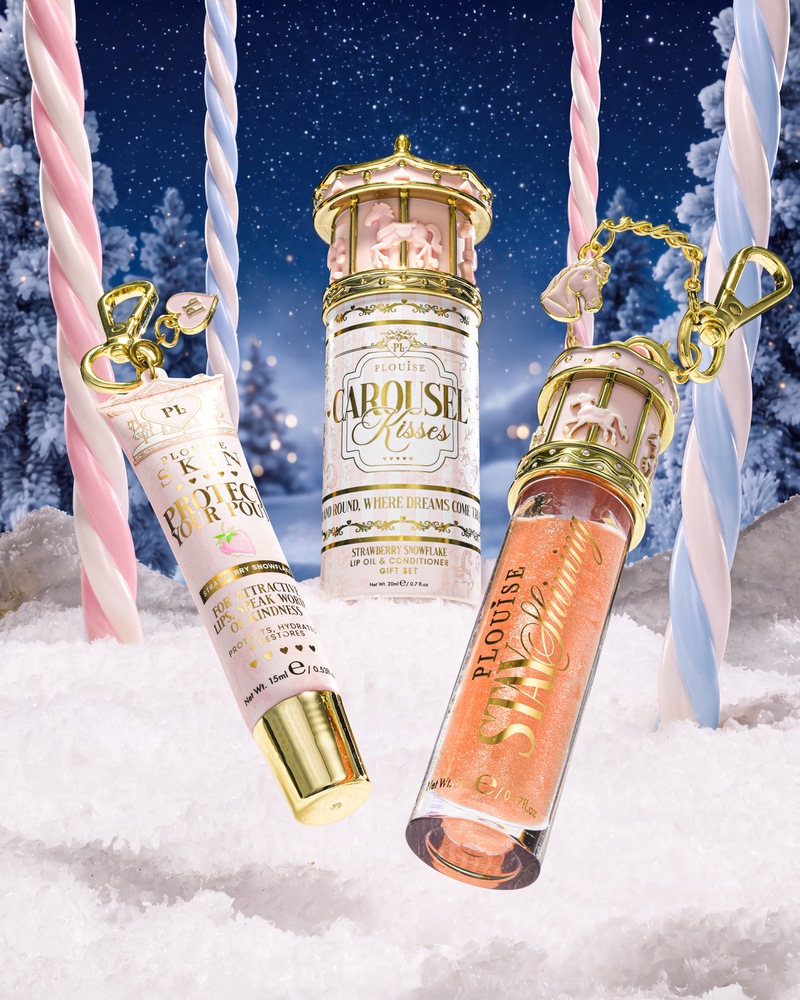 Set cadou Carousel Kisses Lip Duo & Charm PRECOMANDĂ