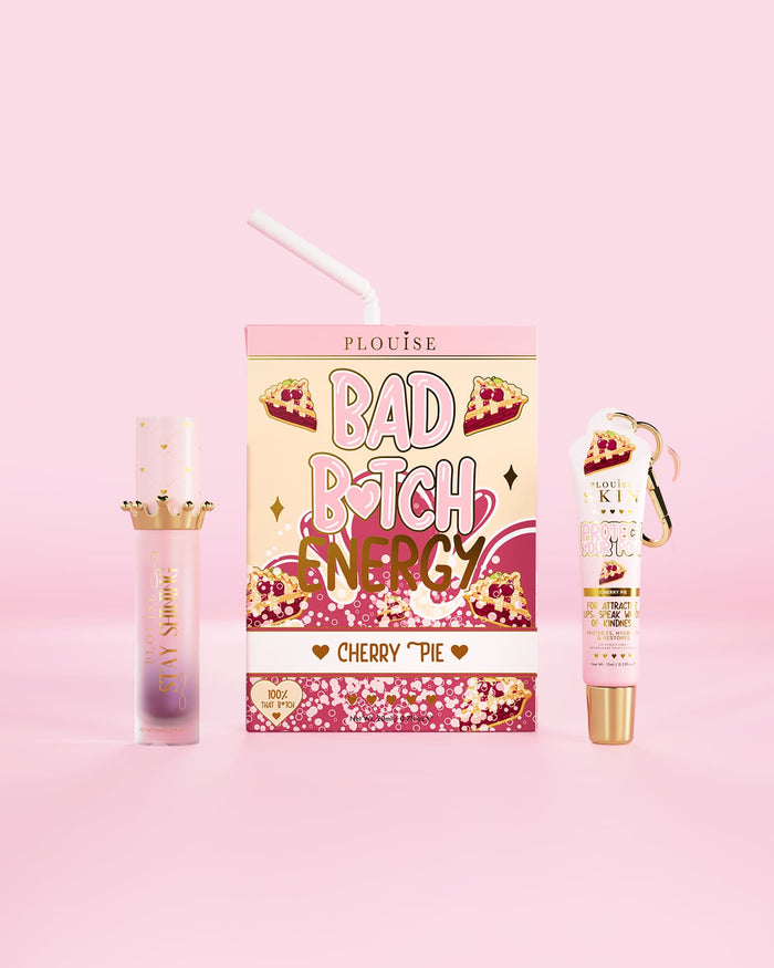 Bad Bitch Energy Balsam de buze și ulei de buze Duo