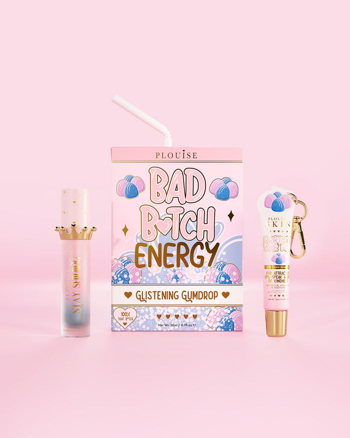 Bad Bitch Energy Balsam de buze și ulei de buze Duo