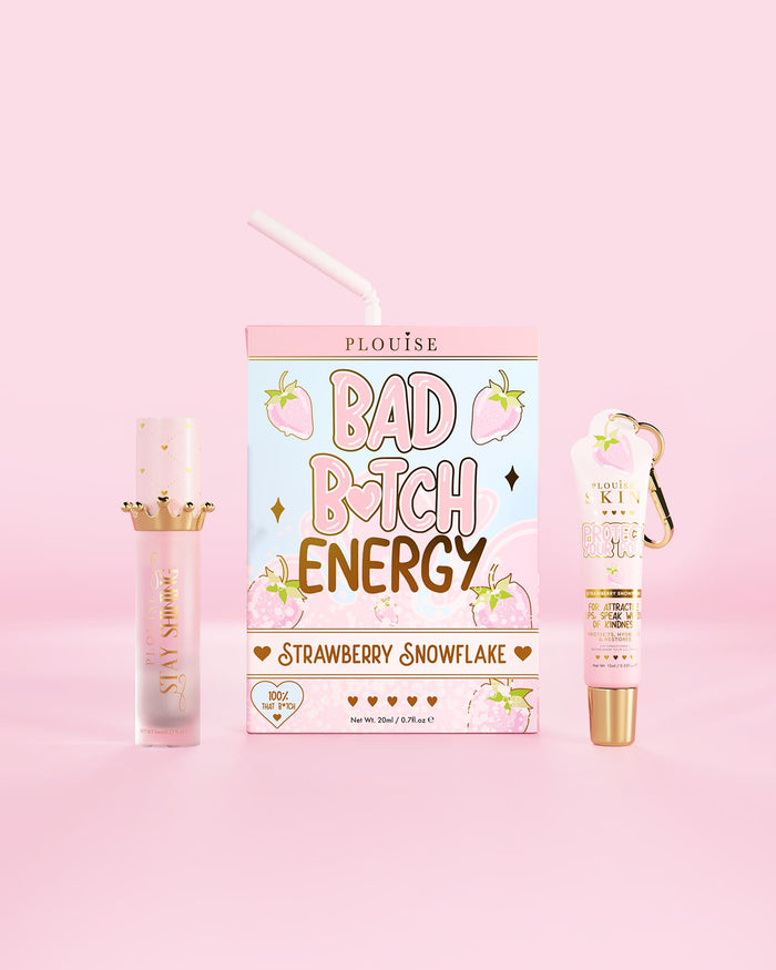Bad Bitch Energy Balsam de buze și ulei de buze Duo