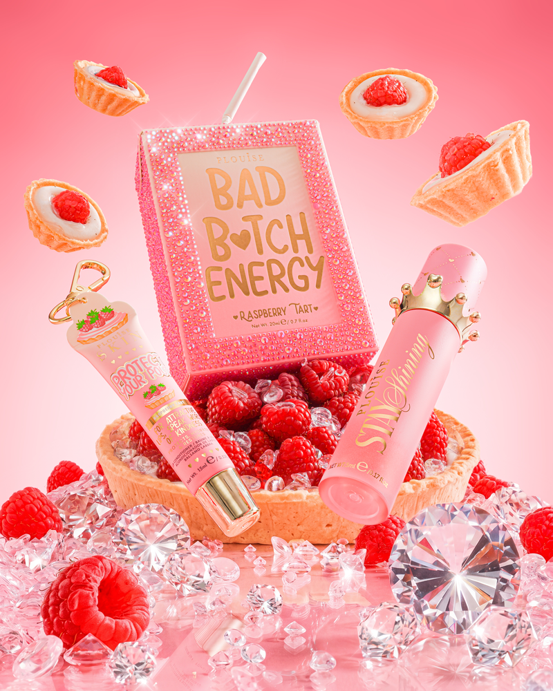 Tartă cu zmeură Crystal Bad Bitch Energy Lip Duo (reducere de 100%)