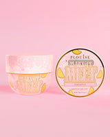 Tub de balsam de curățare pentru machiaj P. Louise Make It Melt cu aromă de ananas pe fond roz