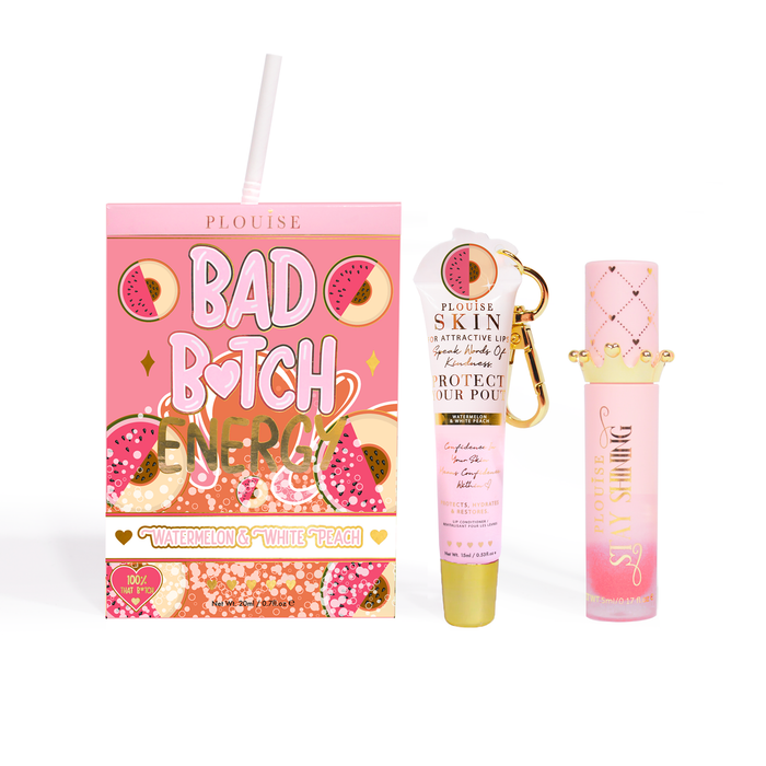 Bad Bitch Energy Balsam de buze și ulei de buze Duo