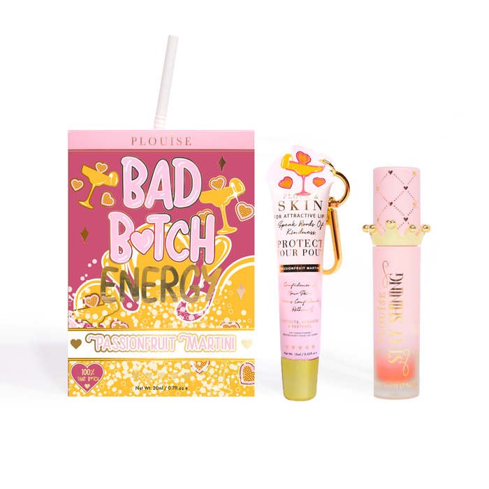 Bad Bitch Energy Balsam de buze și ulei de buze Duo