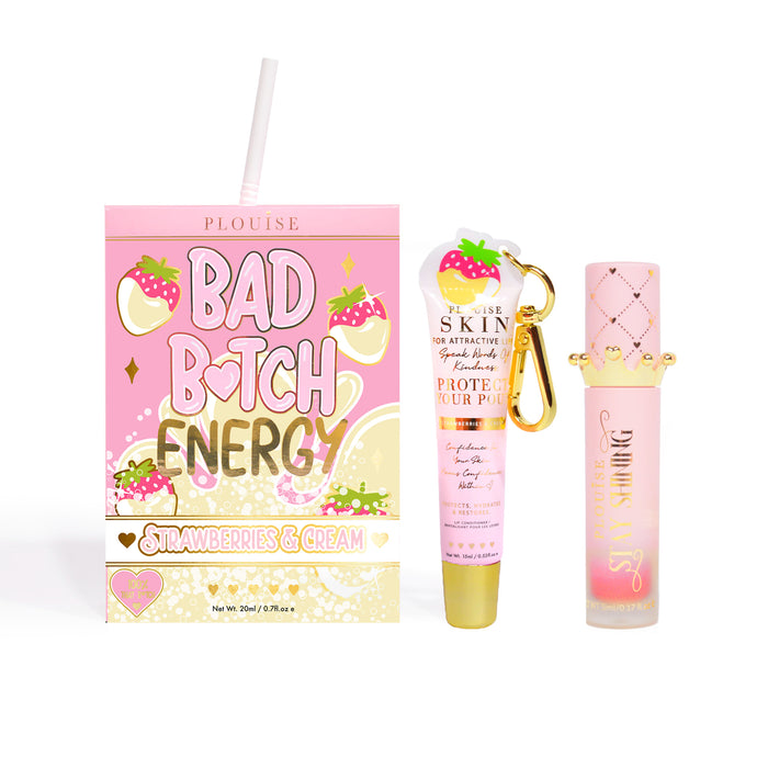 Bad Bitch Energy Balsam de buze și ulei de buze Duo