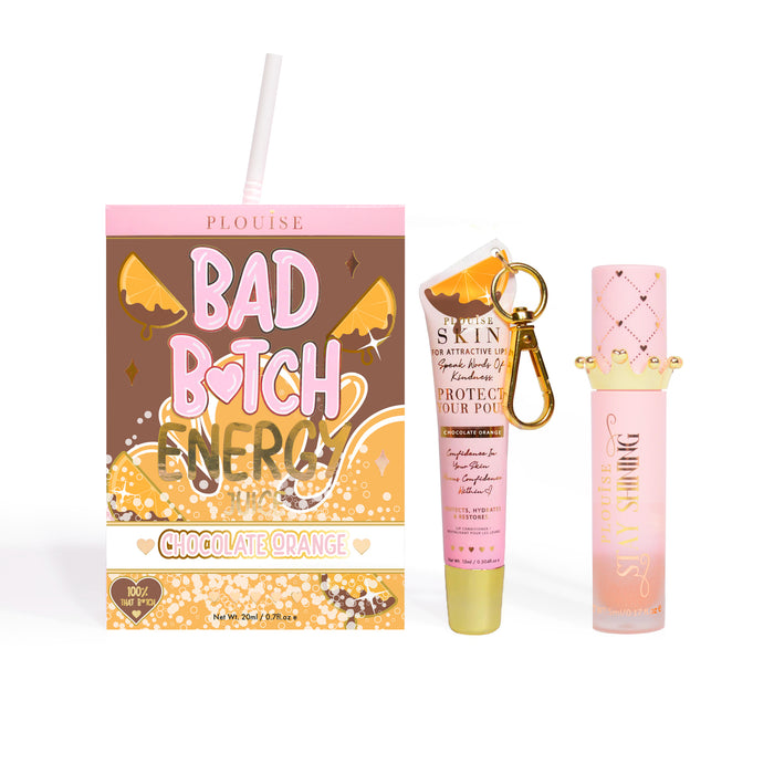 Bad Bitch Energy Balsam de buze și ulei de buze Duo