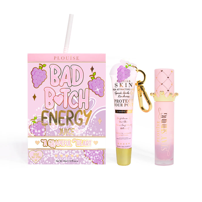 Bad Bitch Energy Balsam de buze și ulei de buze Duo