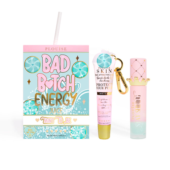 Bad Bitch Energy Balsam de buze și ulei de buze Duo