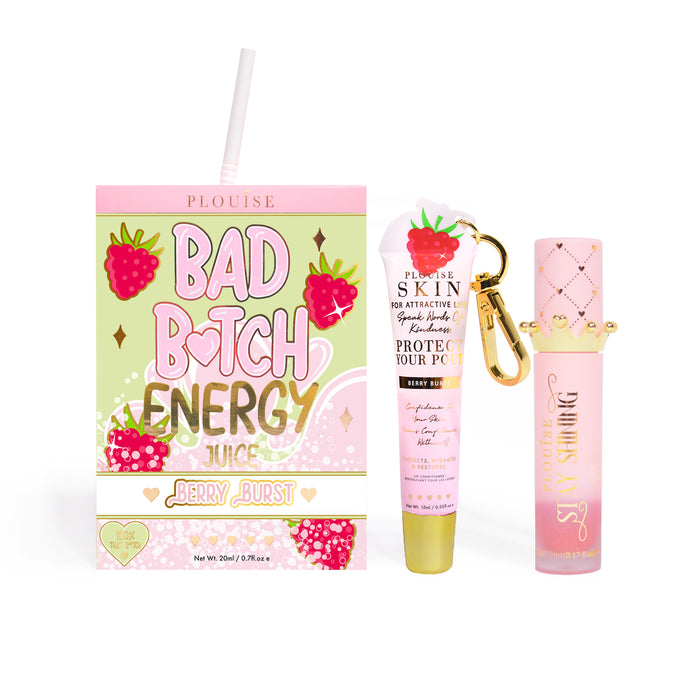 Bad Bitch Energy Balsam de buze și ulei de buze Duo