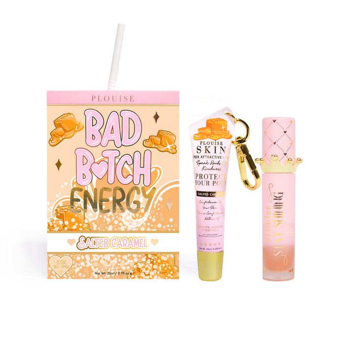 Bad Bitch Energy Balsam de buze și ulei de buze Duo