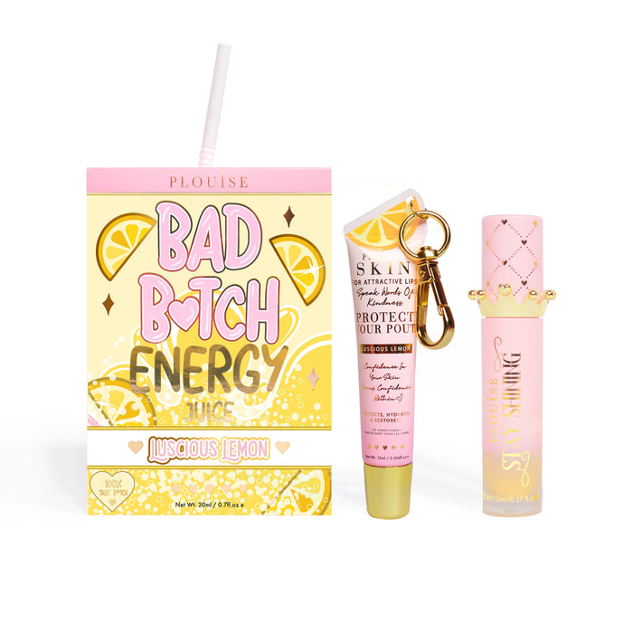 Bad Bitch Energy Balsam de buze și ulei de buze Duo