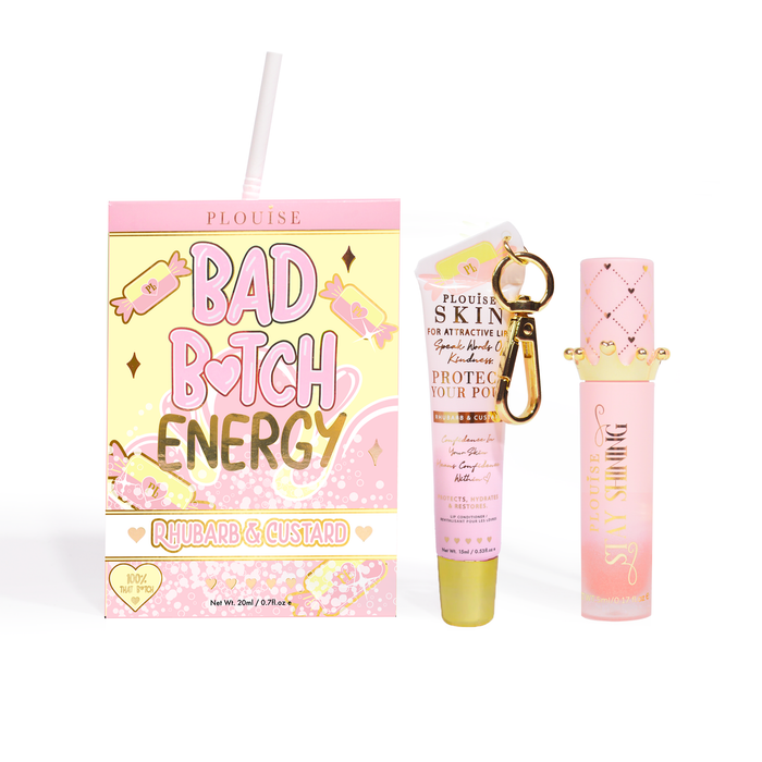 Bad Bitch Energy Balsam de buze și ulei de buze Duo