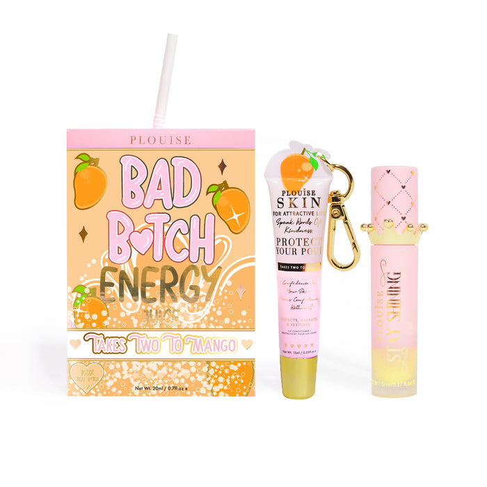 Bad Bitch Energy Balsam de buze și ulei de buze Duo