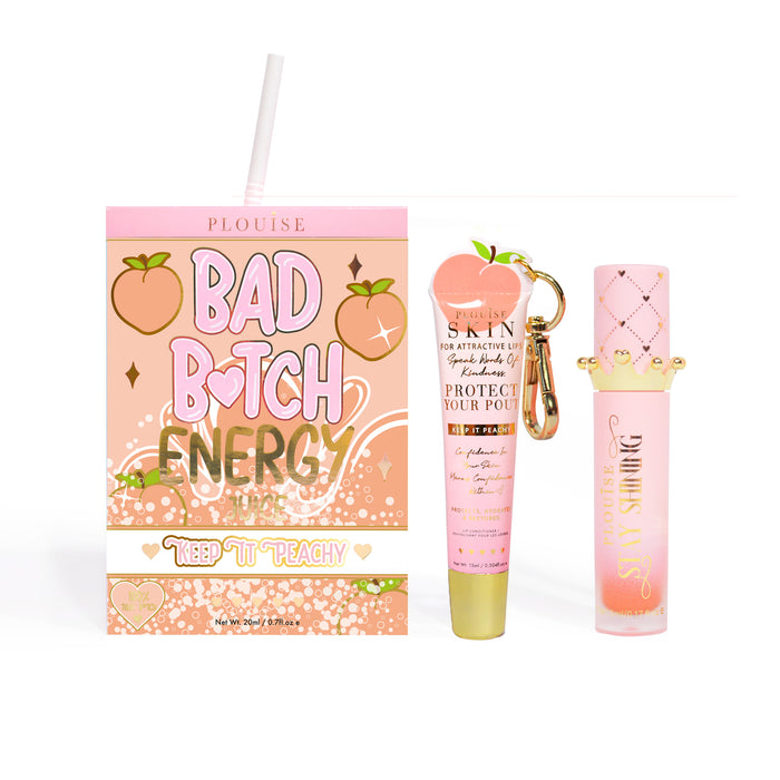 Bad Bitch Energy Balsam de buze și ulei de buze Duo
