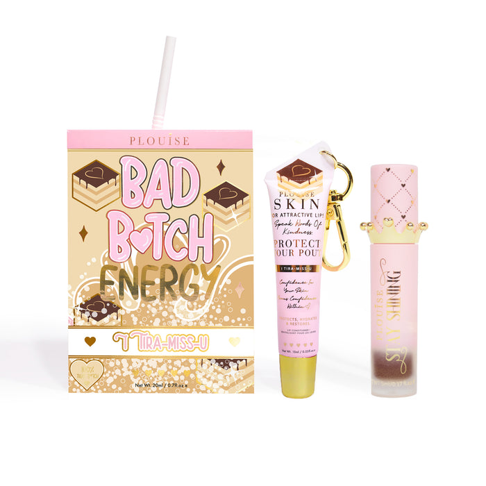 Bad Bitch Energy Balsam de buze și ulei de buze Duo
