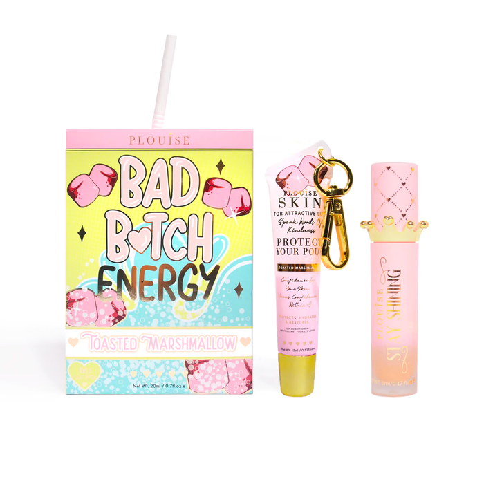 Bad Bitch Energy Balsam de buze și ulei de buze Duo